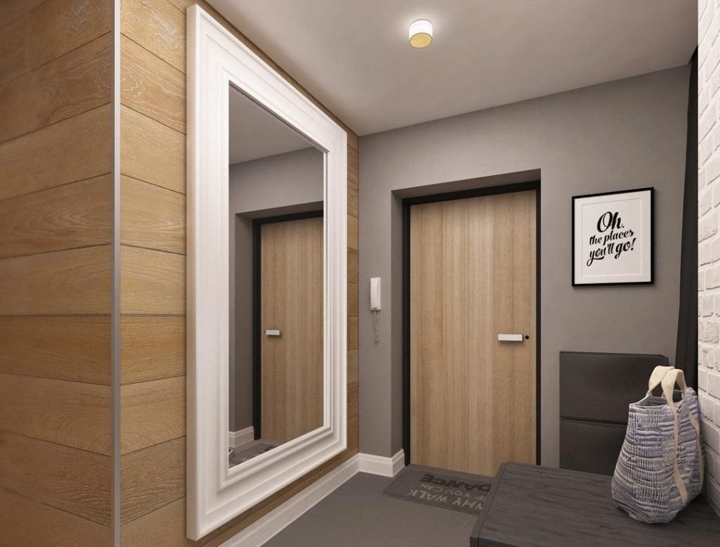 Коридор в бежевых тонах