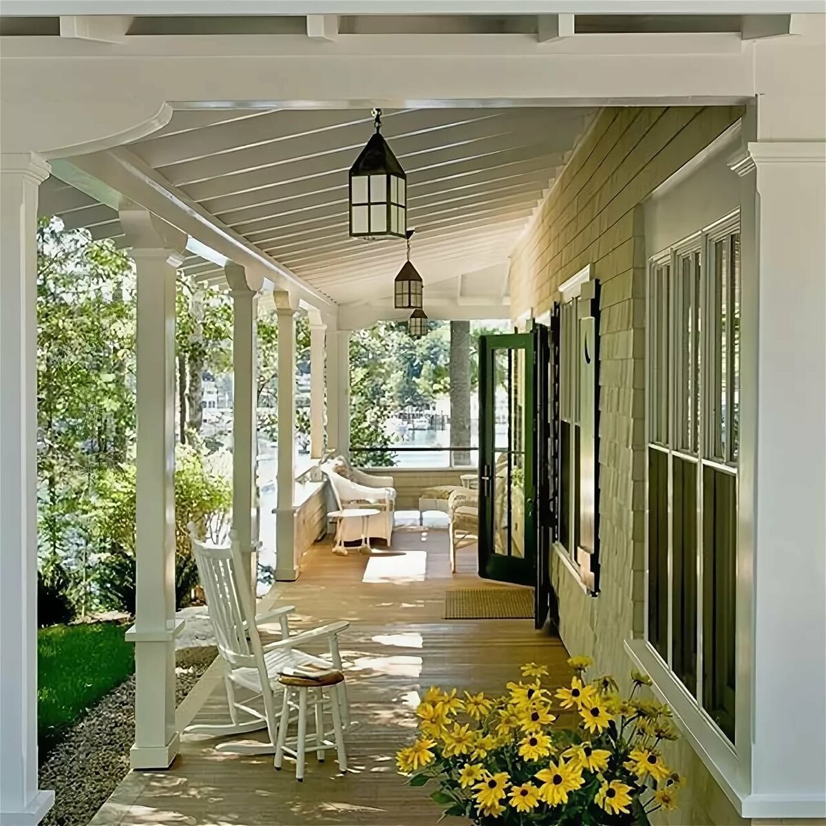 Пергола в скандинавском стиле