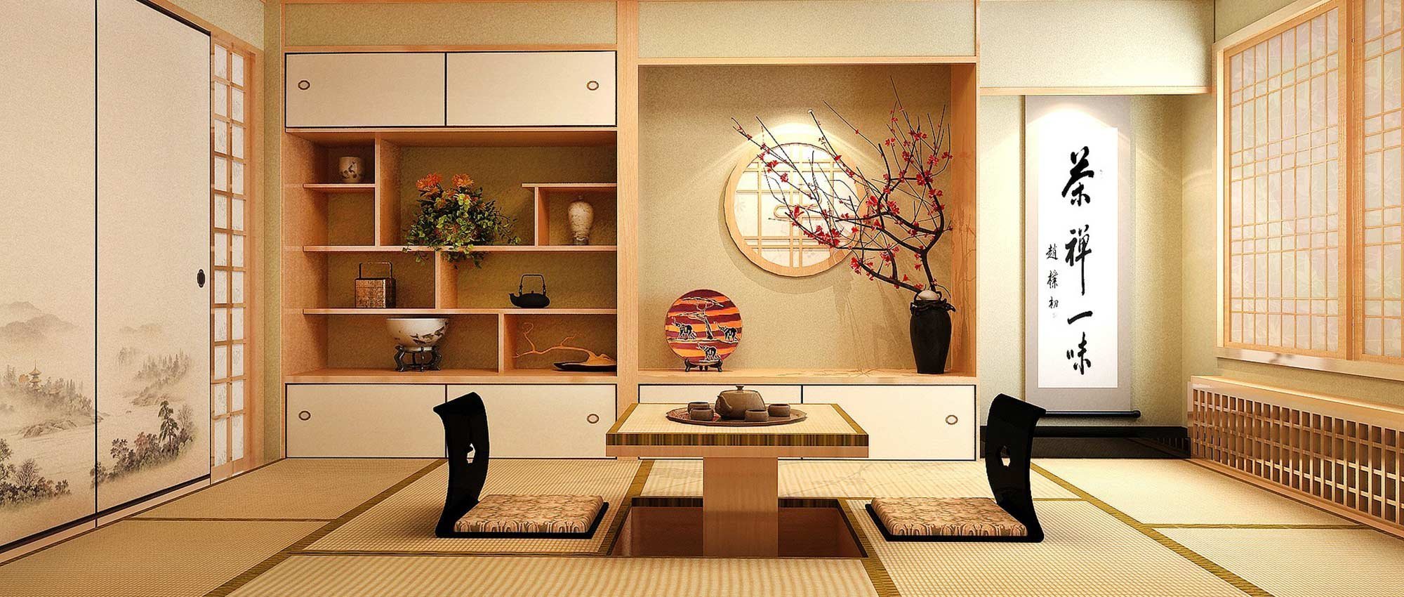 подростковая комната в японском стиле