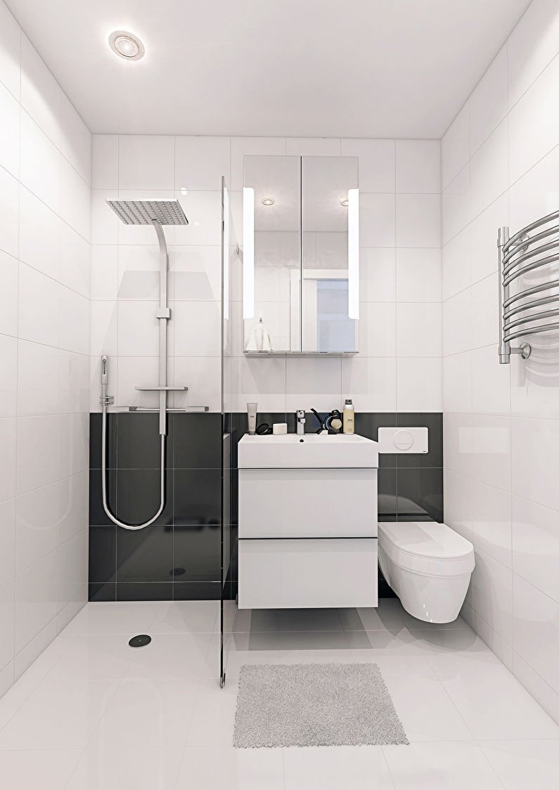 Ванная с яркими акцентами