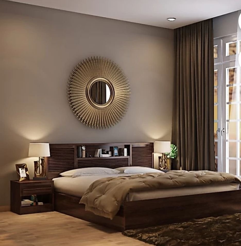 Спальня в стиле венге