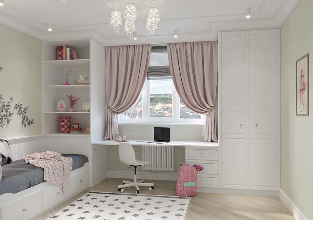 Детская комната для девочки подростка
