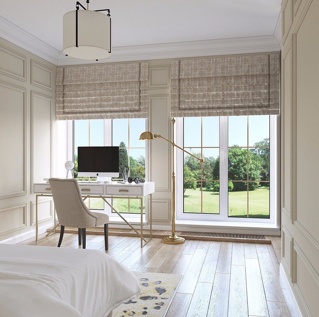 Шкаф вокруг окна