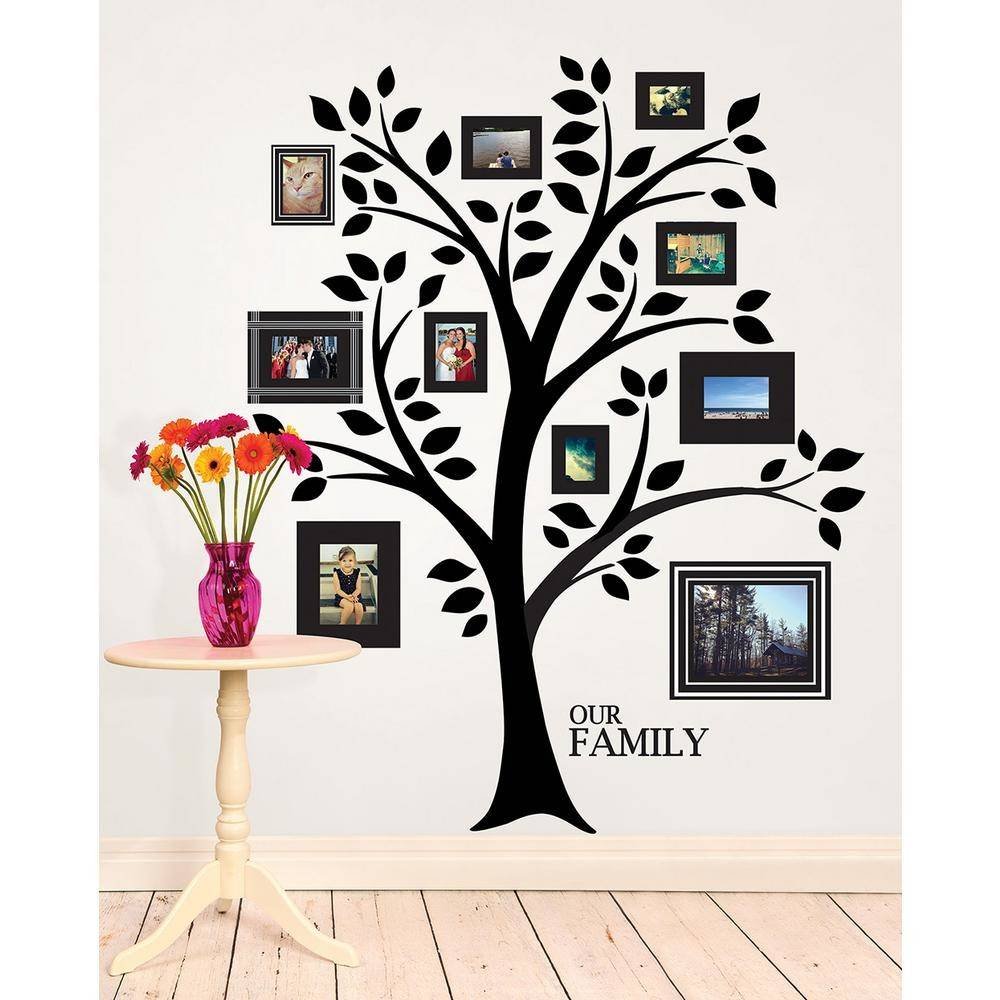 Дерево на стену с фотографиями в садик
