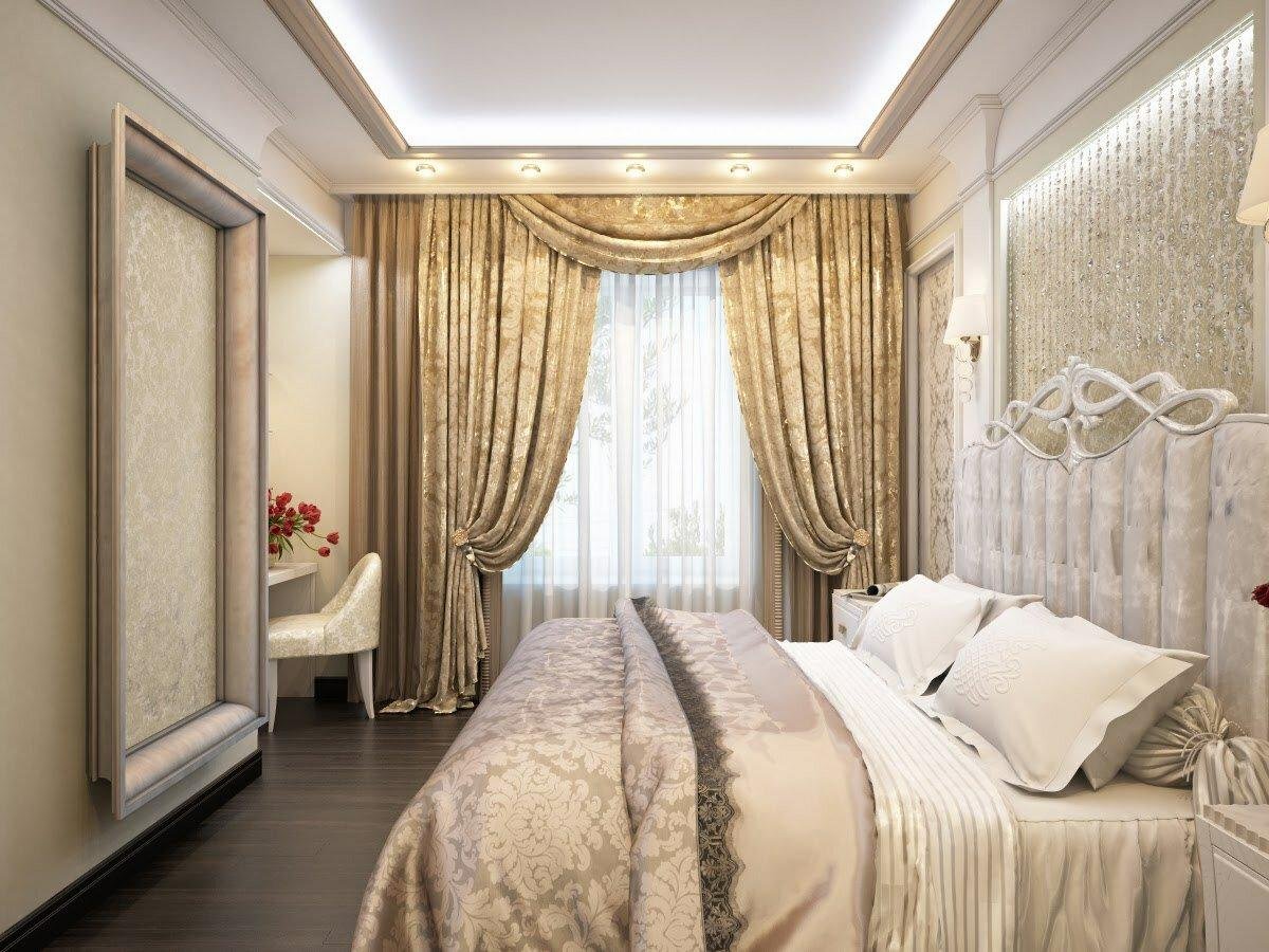 Шторы классика в спальню