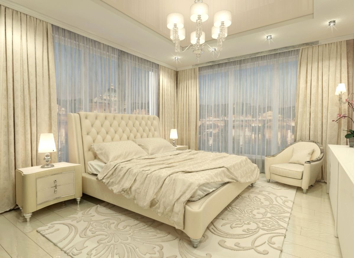 Спальня слоновая кость