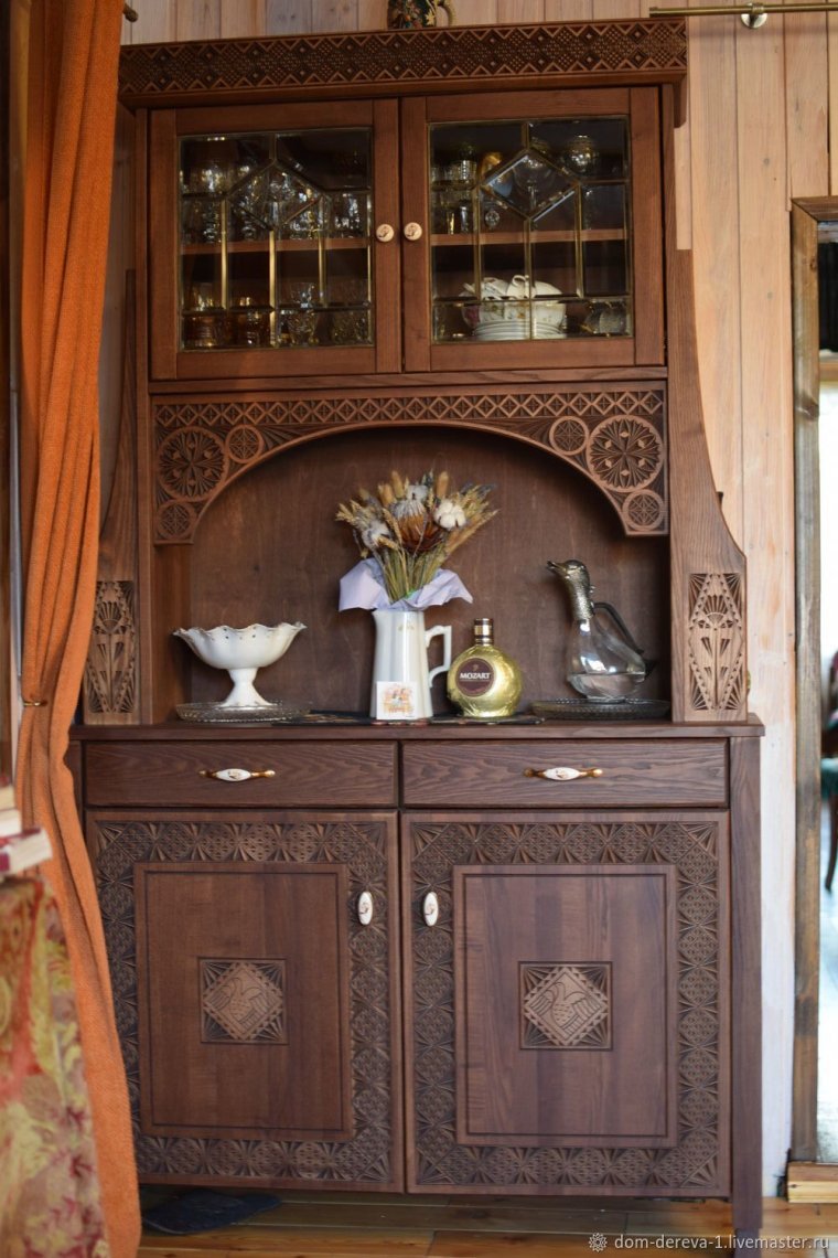 Буфет сервант кухонный в стиле Кантри