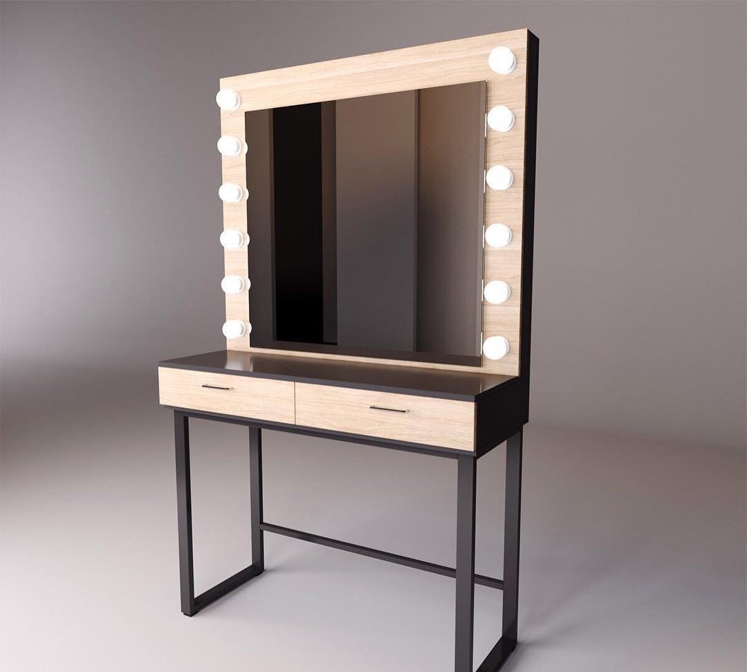 Гримерный стол в стиле лофт