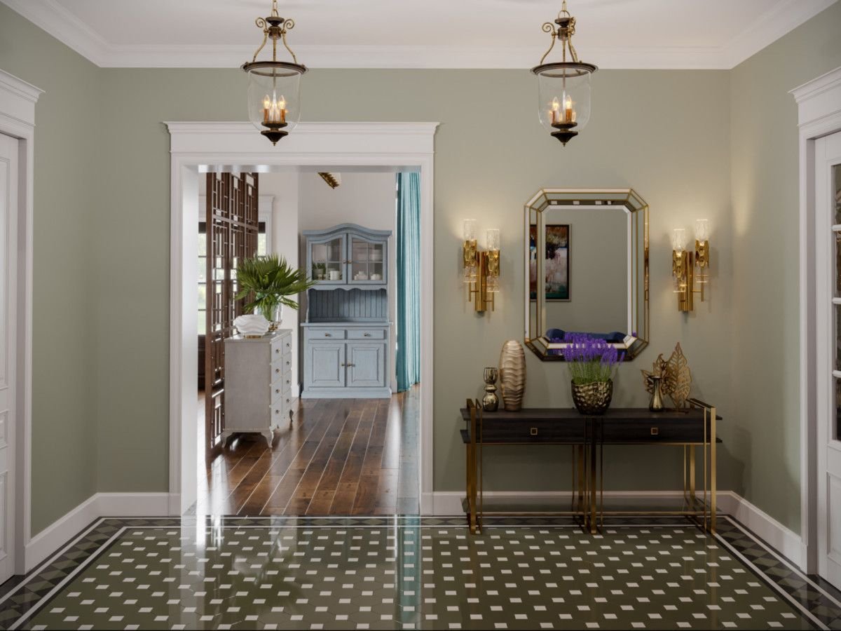 7.5 См Гарда серебро зеркало фацет белый ясень