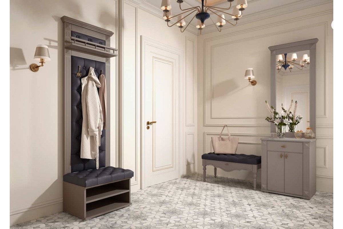 Мягкие стеновые панели в прихожей