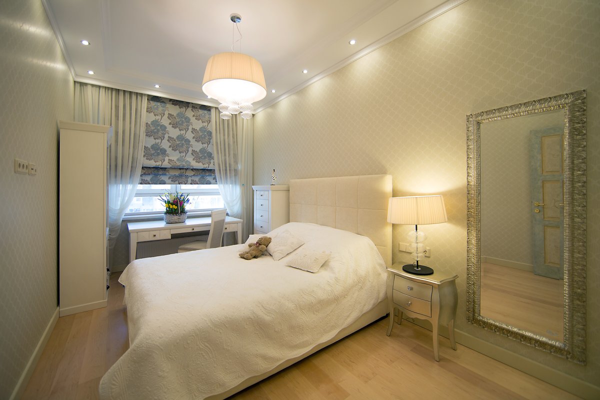 Освещение в спальне