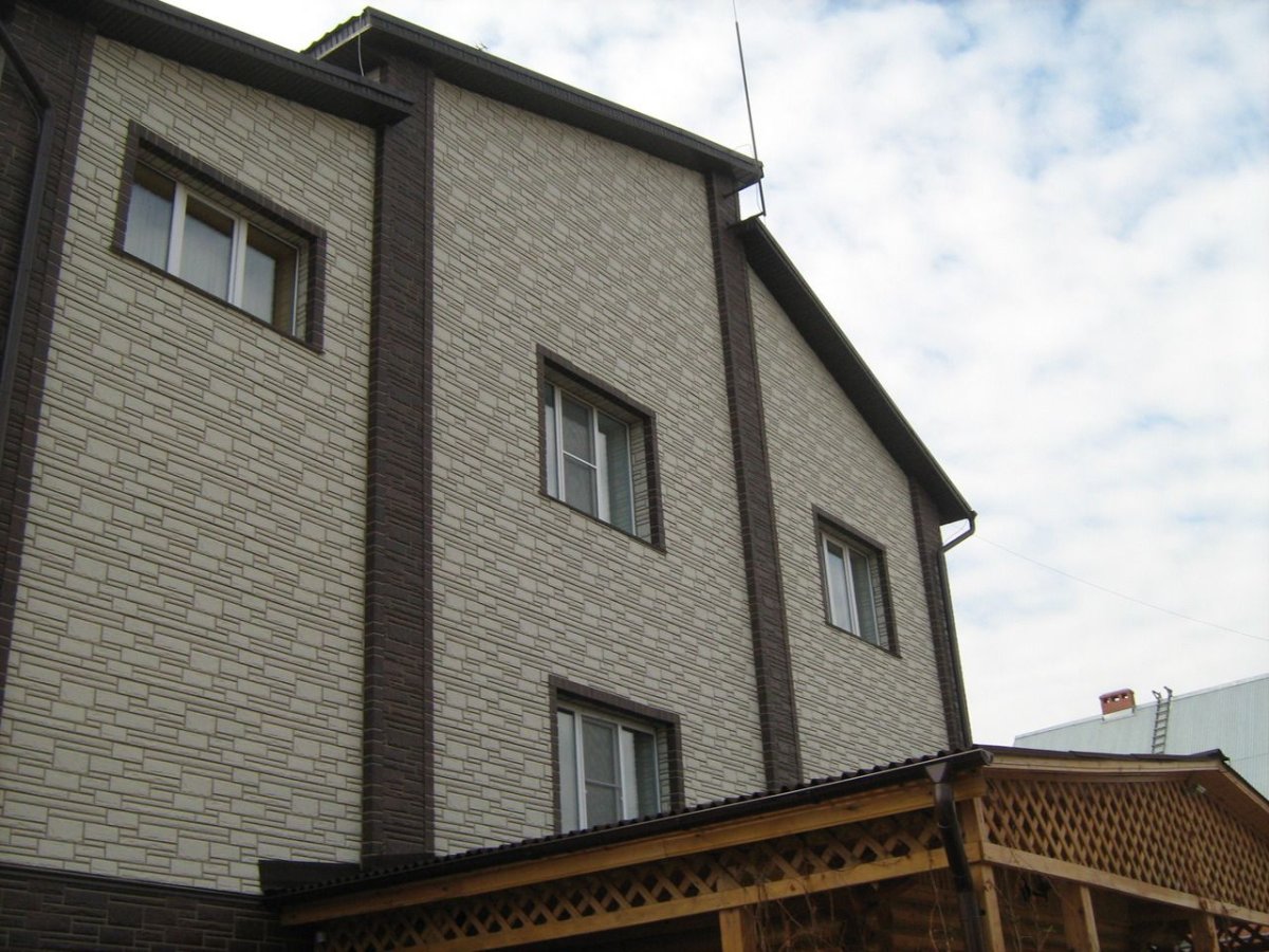 Фасад камень белый Альта профиль