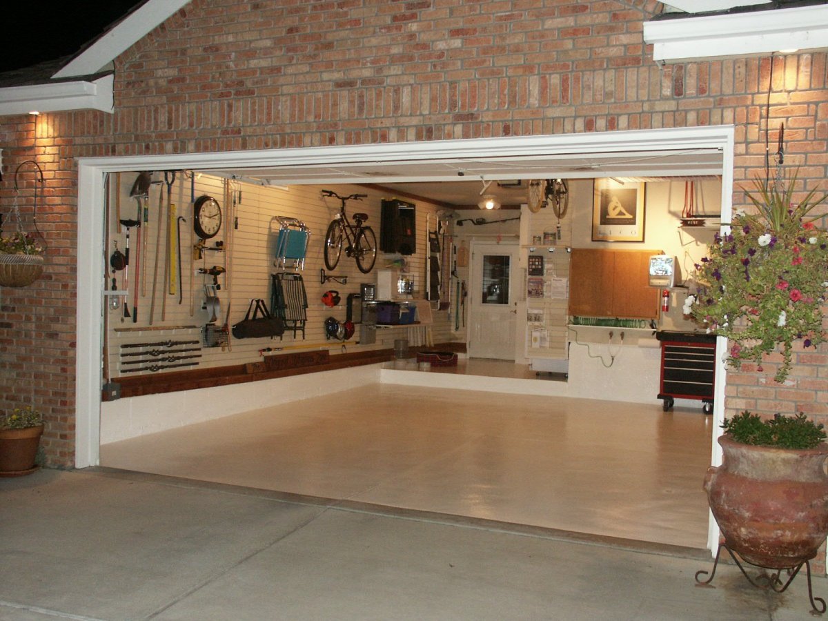 Дизайн интерьера гаража частного дома