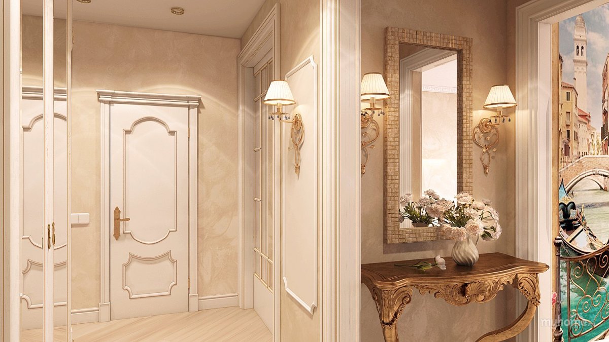 Зеркала в интерьере прихожей