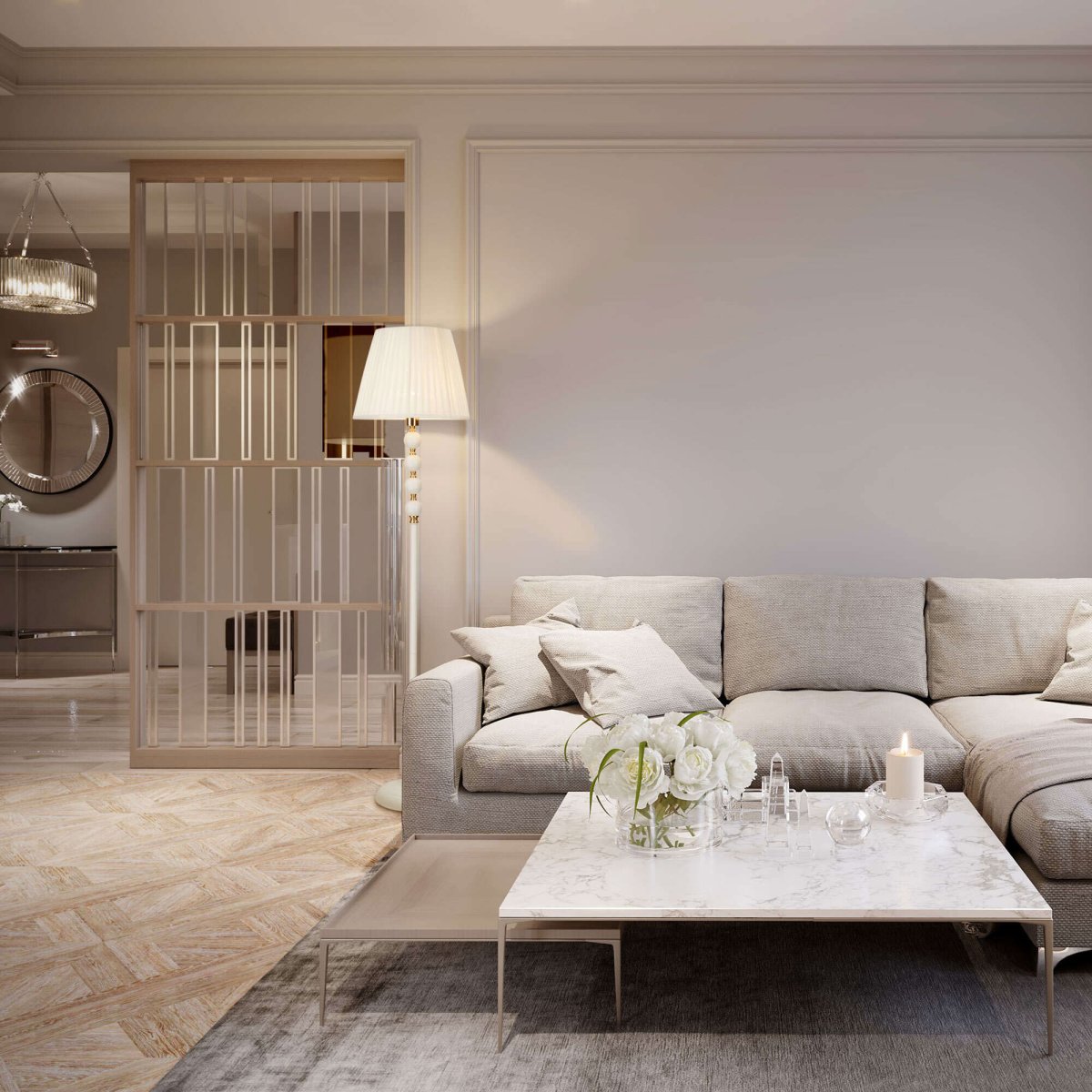 Торшер с абажуром Eurosvet Rigel 01058/1 белый