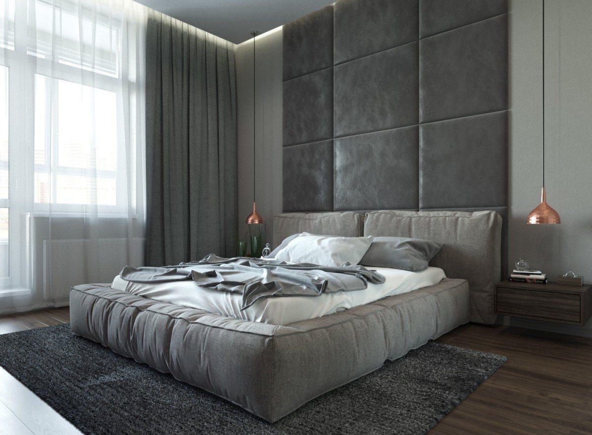 Кровать лофт мягкая