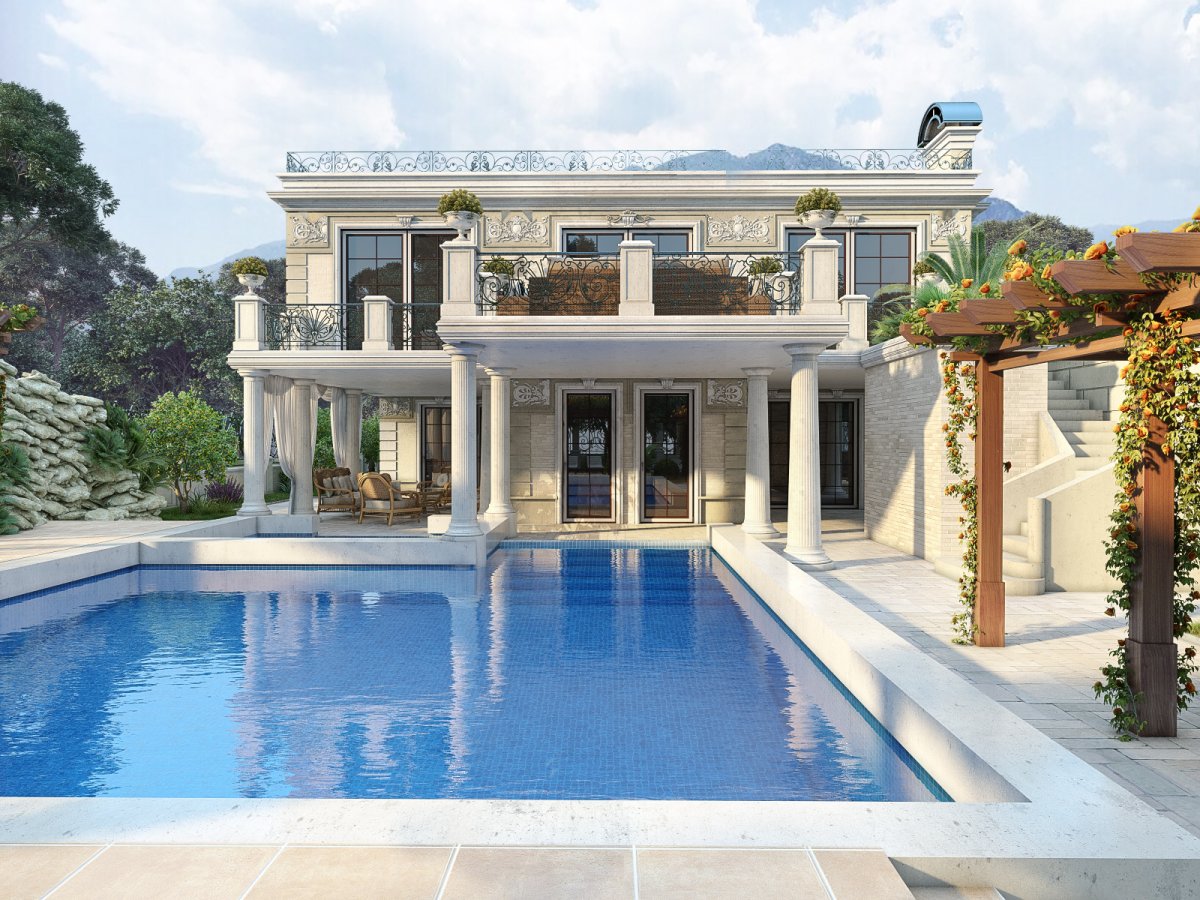 Элитные коттеджи с бассейном