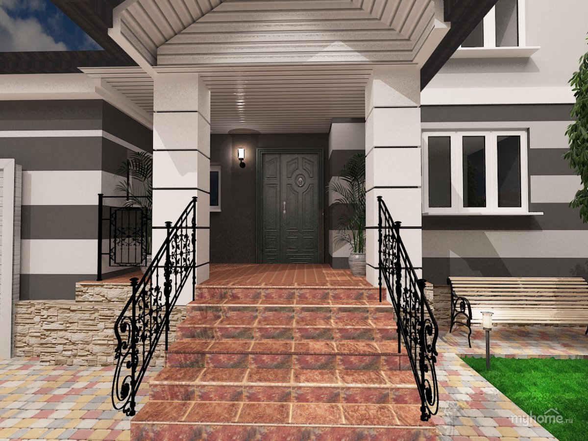 Входная группа таунхаус