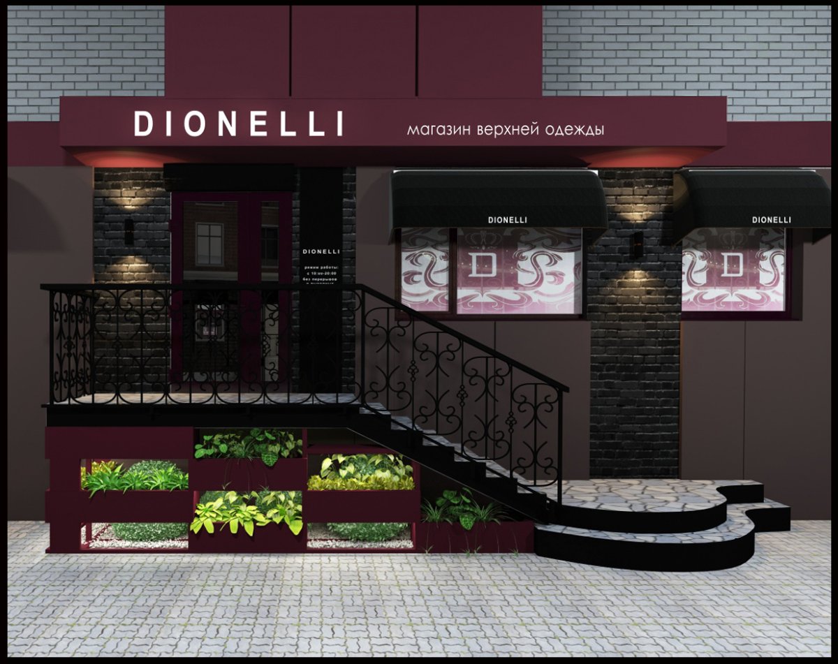 Красивые входные группы магазинов