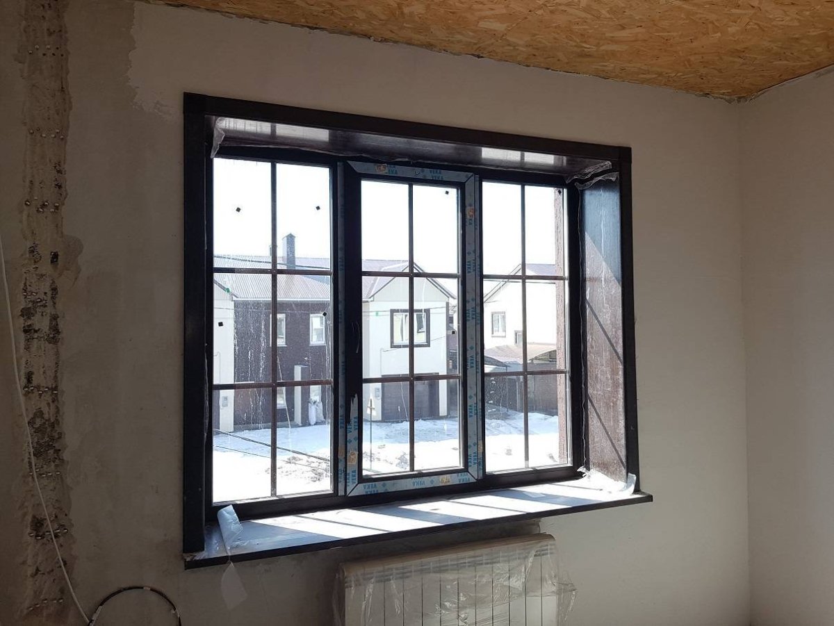 VEKA болотный дуб со шпроссами