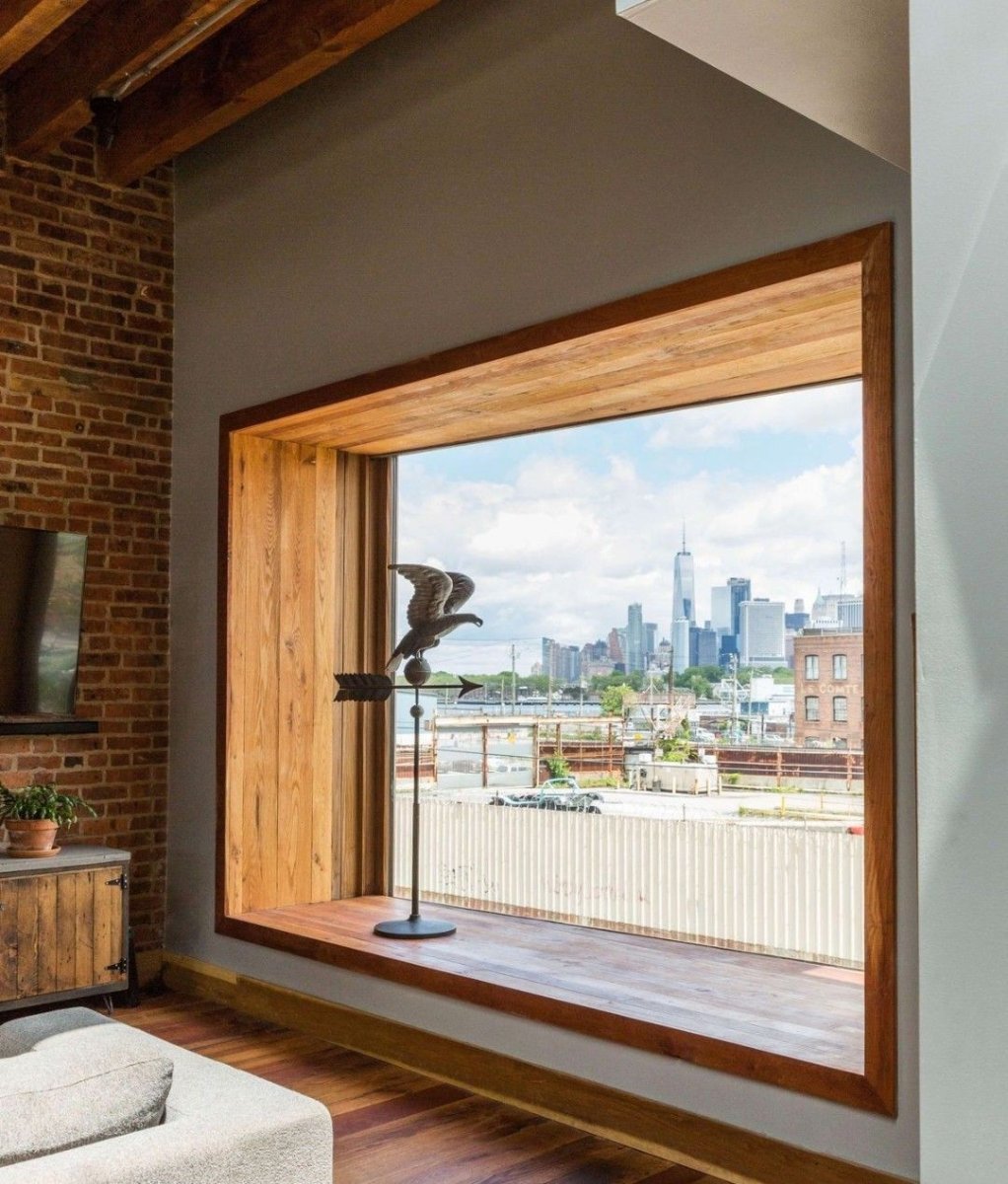 Деревянные откосы в интерьере