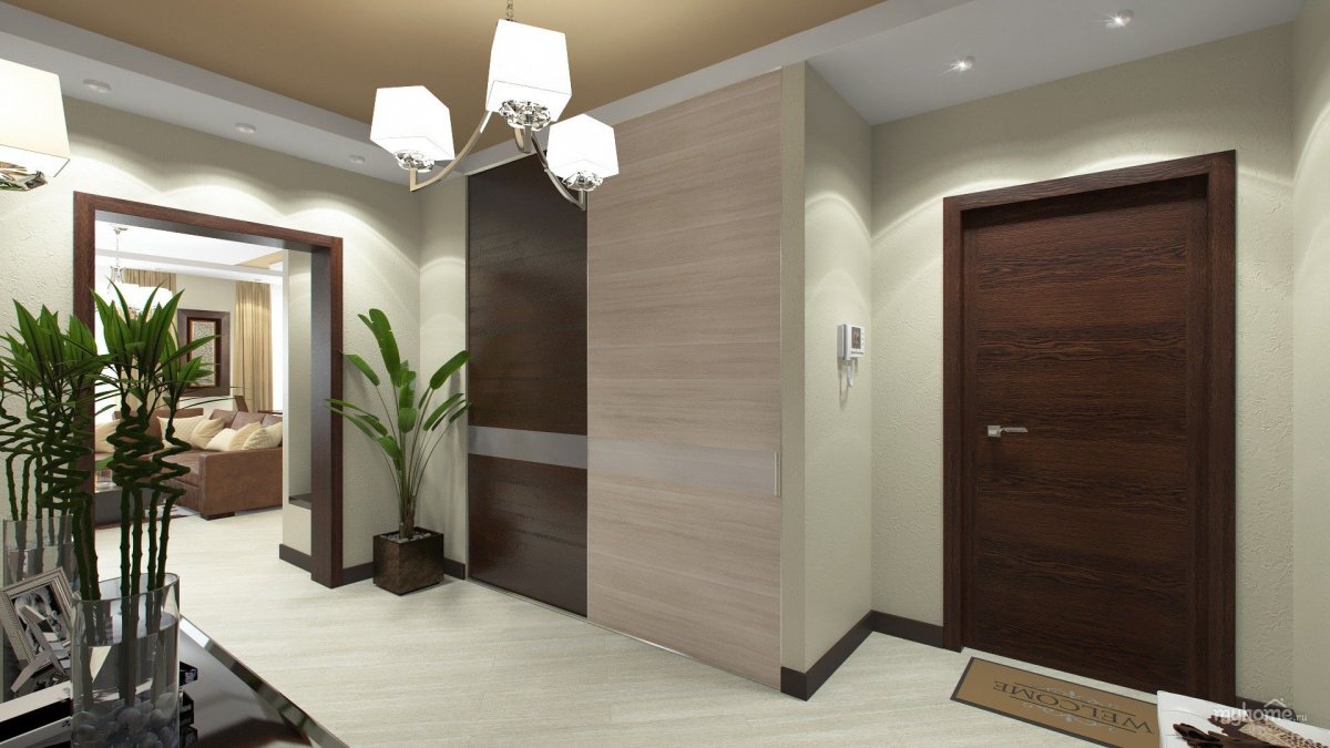 Современный интерьер коридора