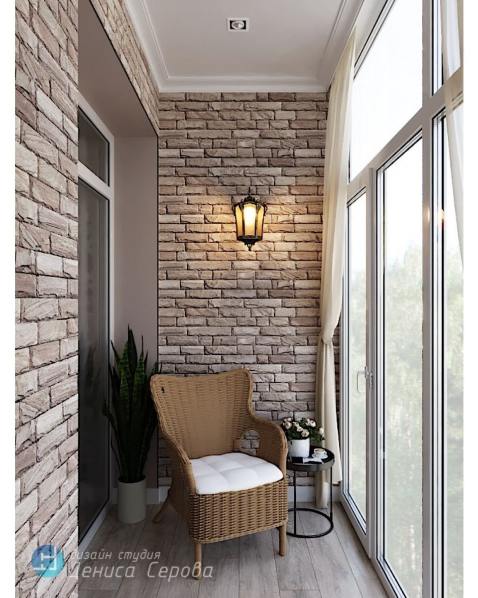 Отделка стен морскими камнями