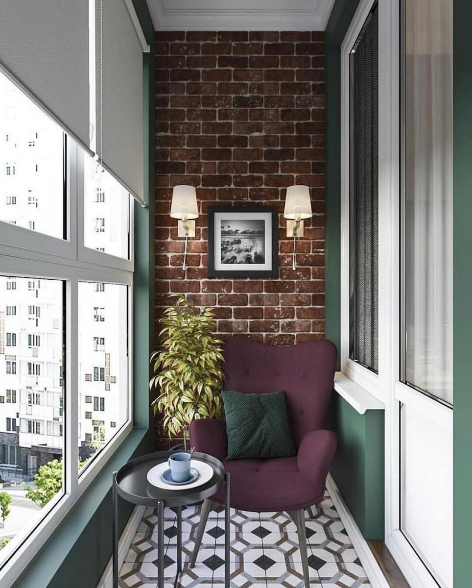 Балкон в стиле Минимализм