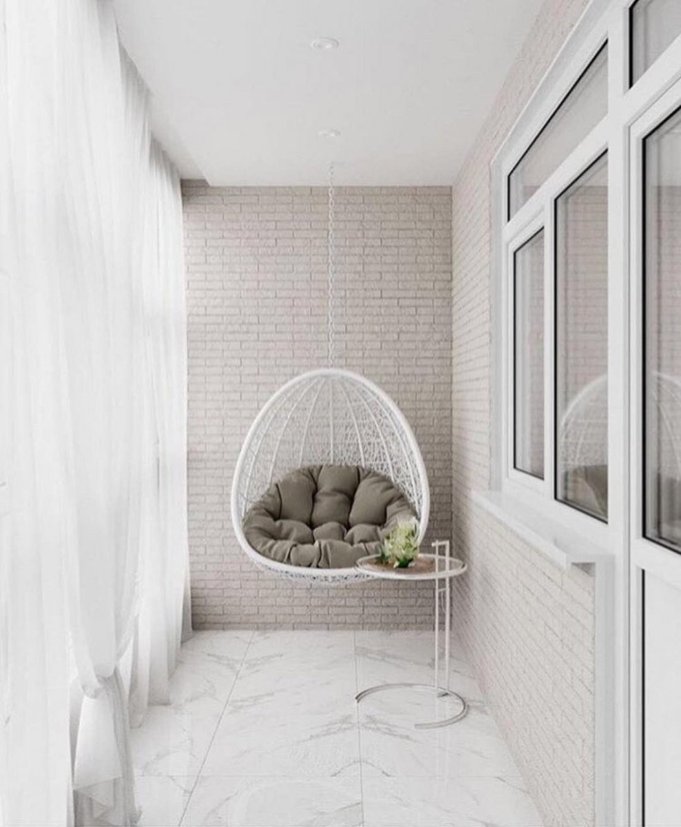 Лоджия в стиле лофт