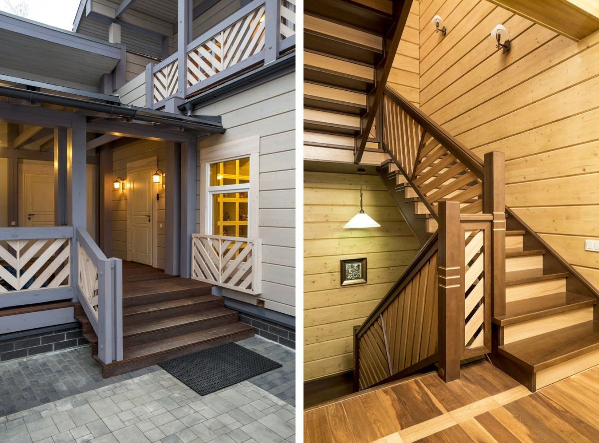 Ступеньки на террасу