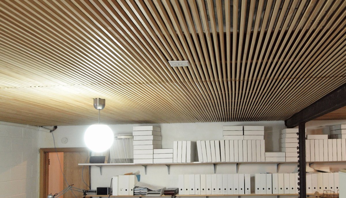 Декоративные рейки баффели в интерьере