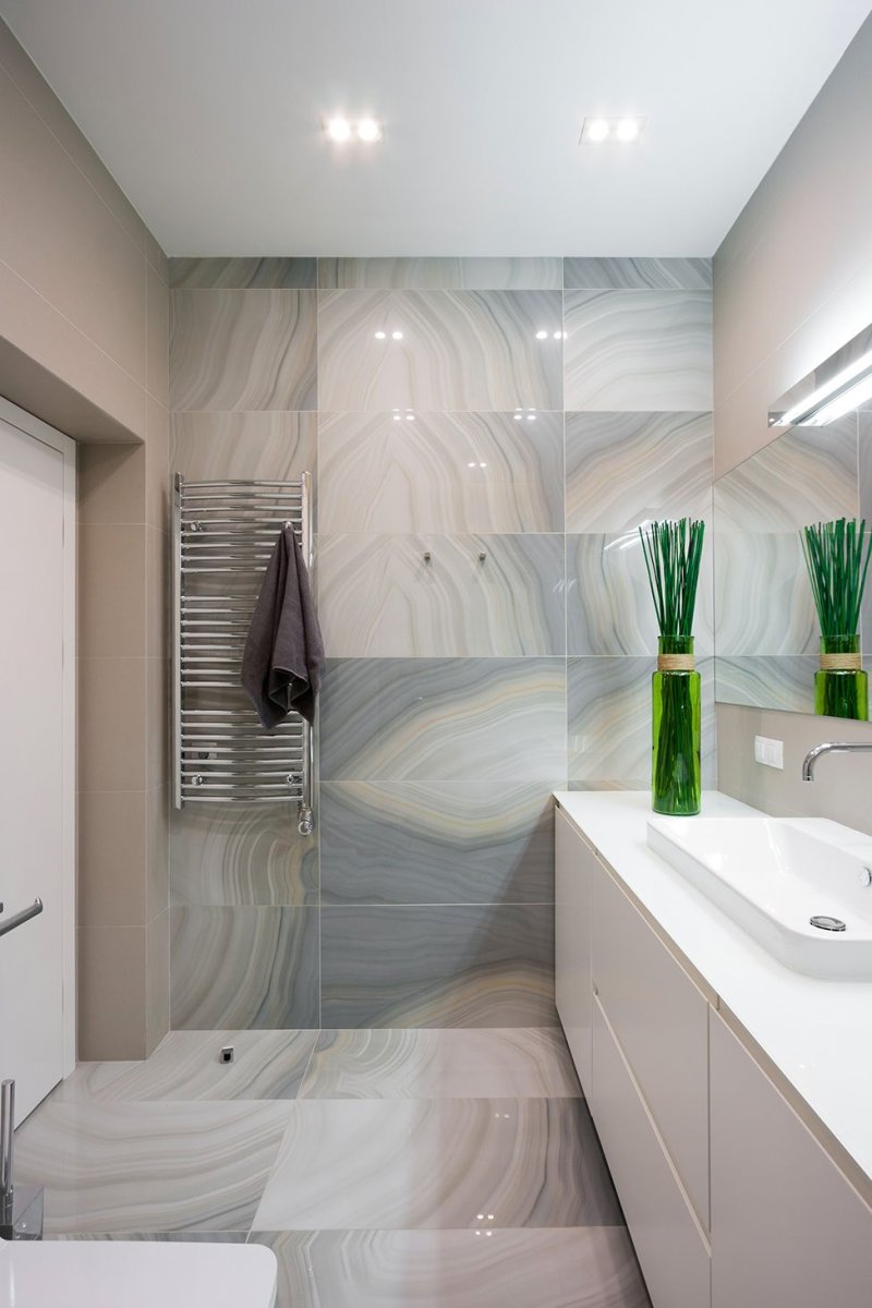 Интерьер ванны в олнокомнатной кв