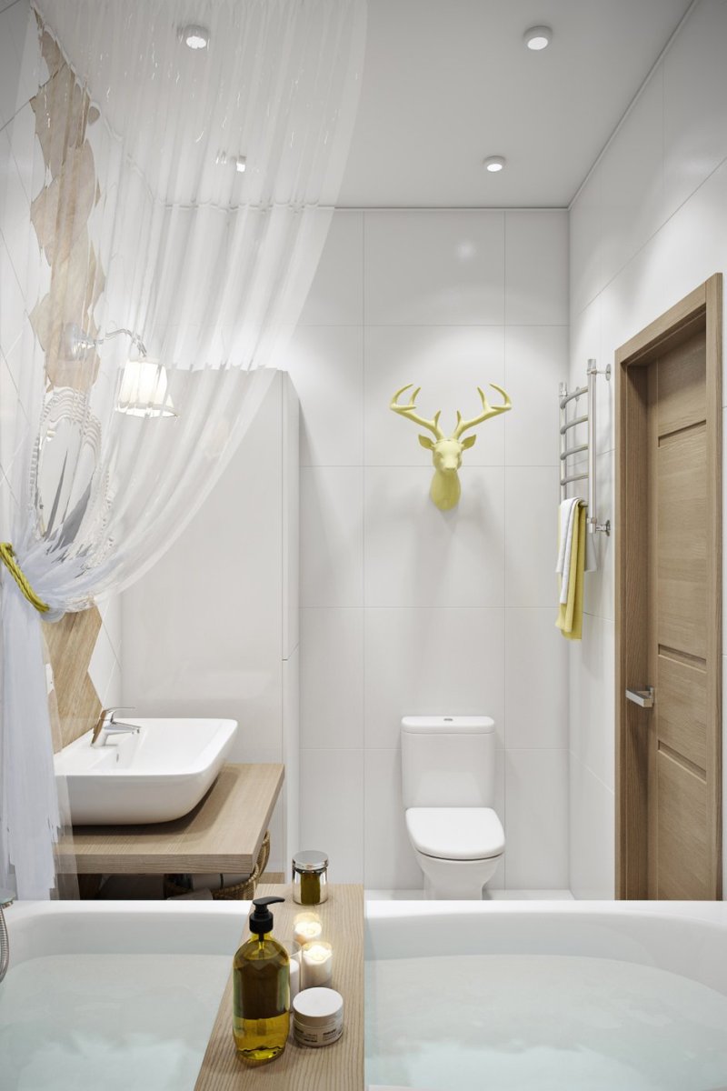 Интерьер однокомнатной квартиры 38 кв.м