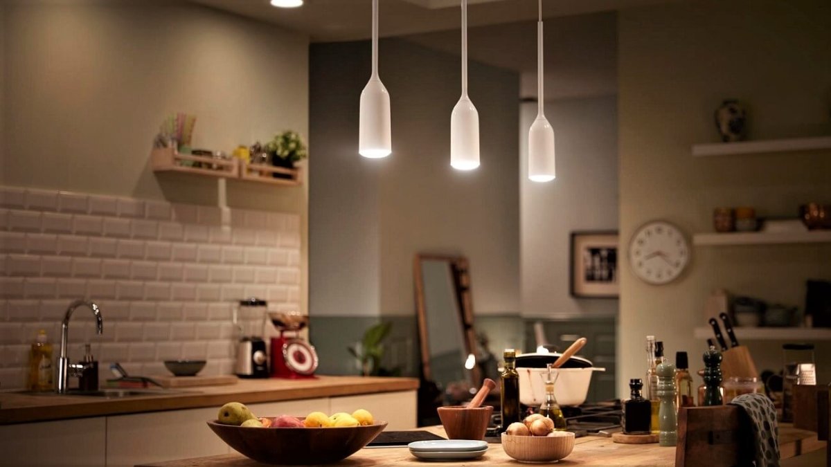 Светильники над столешницей