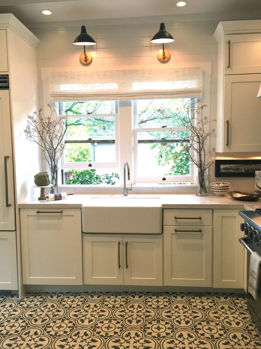 Гирлянды в интерьере кухни