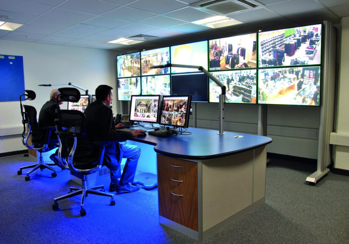 Видеостена видеонаблюдение