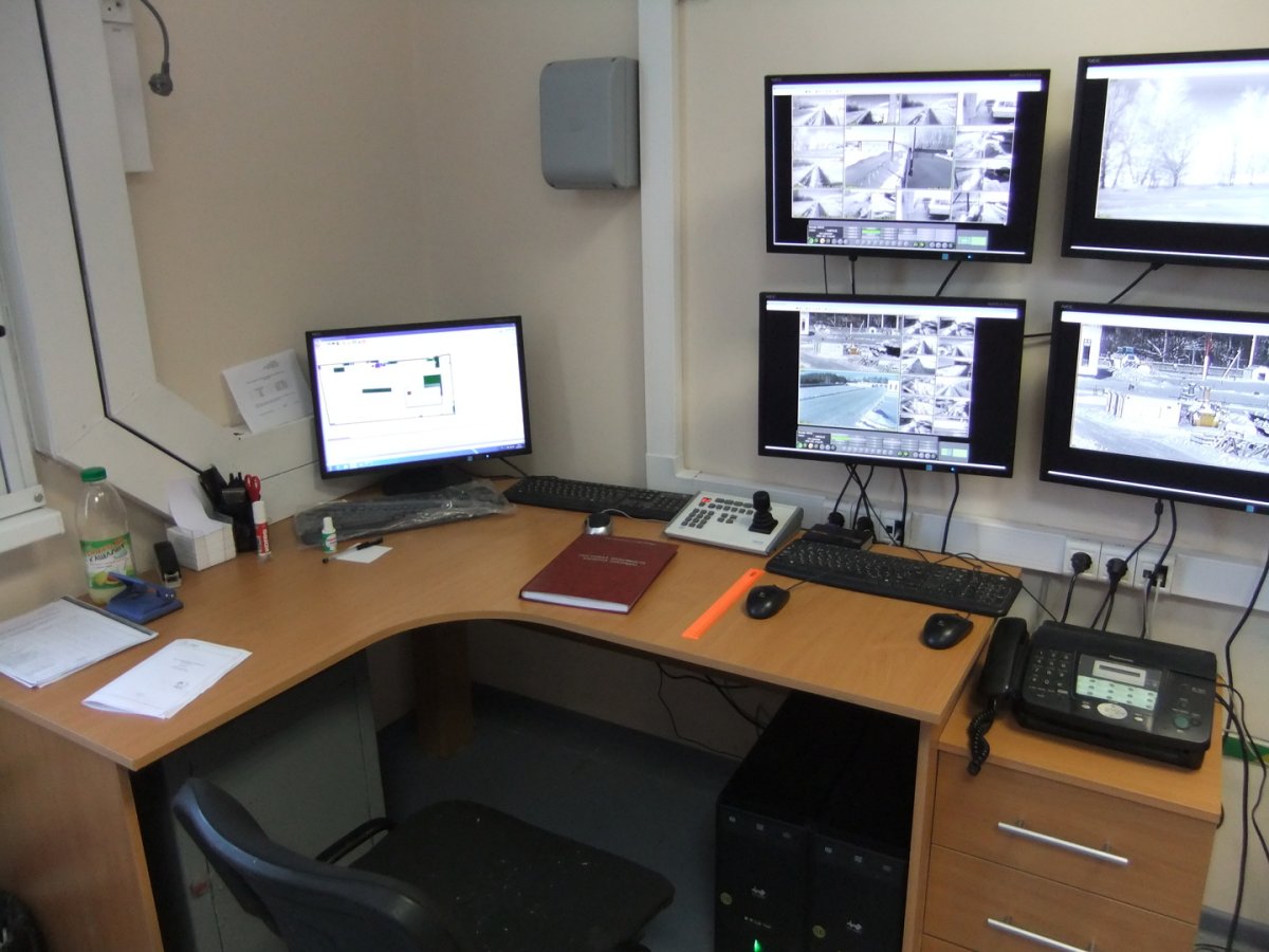 Рабочее место охранника