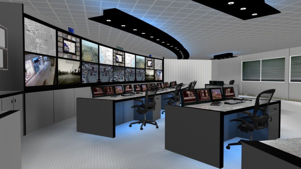 Комната видеонаблюдения