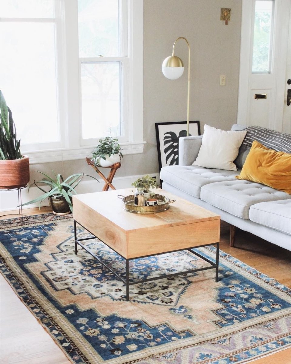 Ковер в скандинавском интерьере