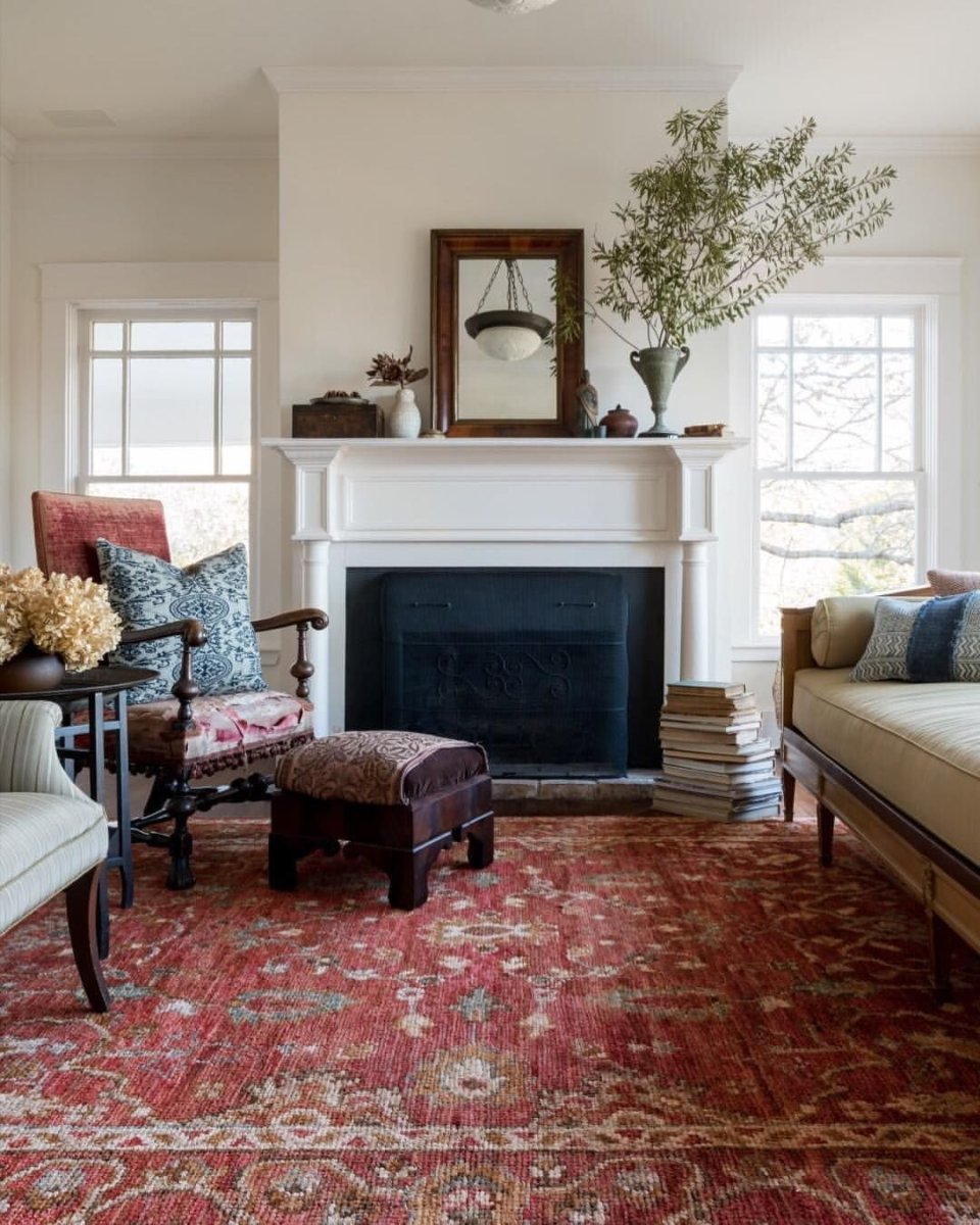 Ковры в интерьере гостиной