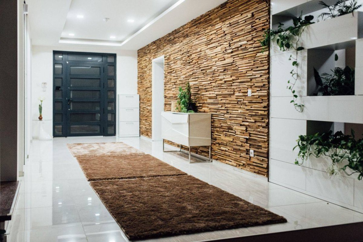 Коврик из гальки