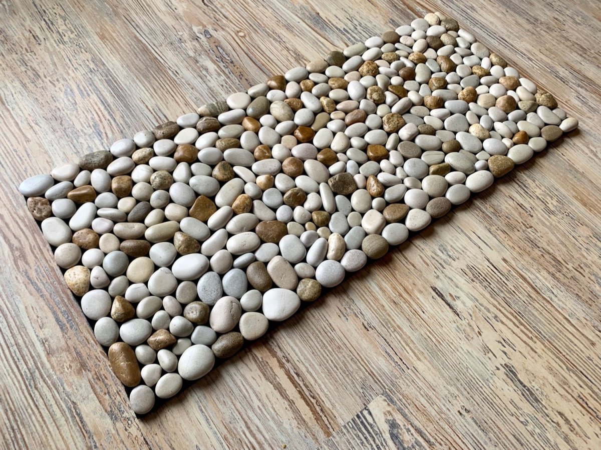 Галька в интерьере квартиры