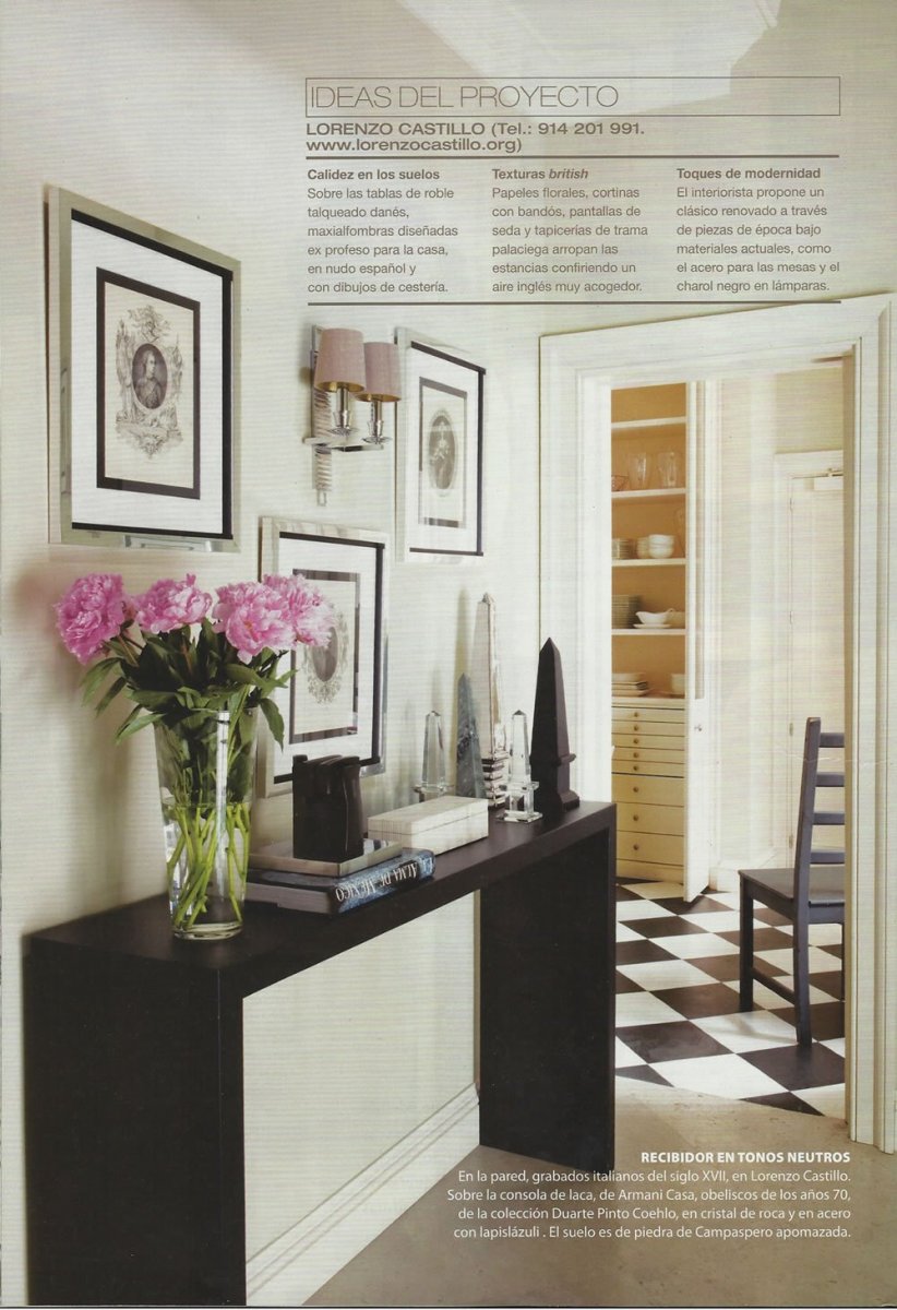 Консоль в прихожую узкая