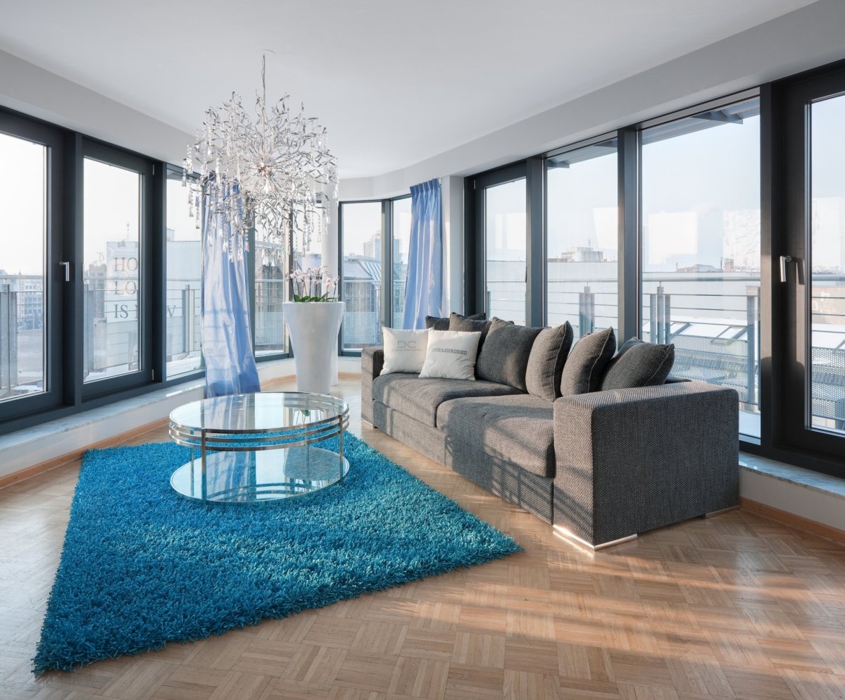 Гостиннаяс панорамными окнами