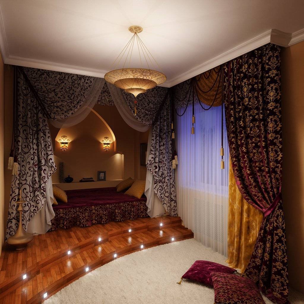 Шторы в Восточном стиле