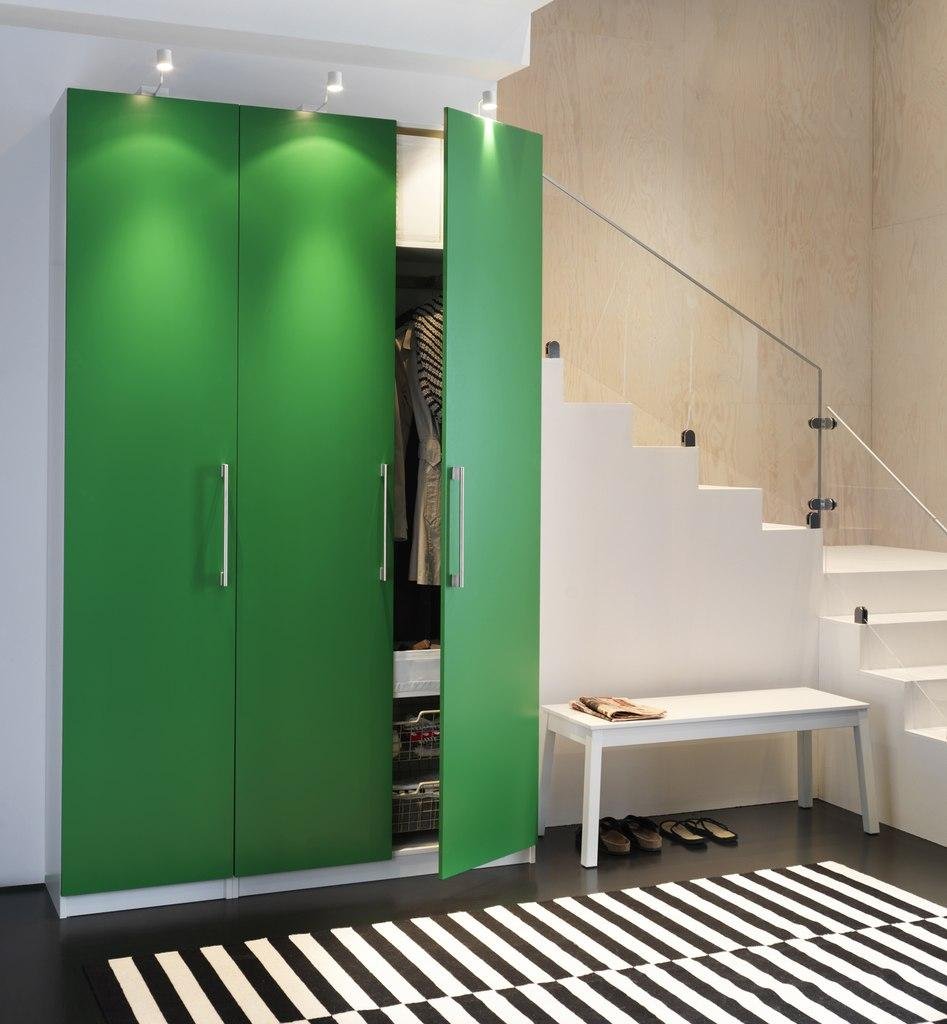 Шкаф икеа зеленый ПАКС