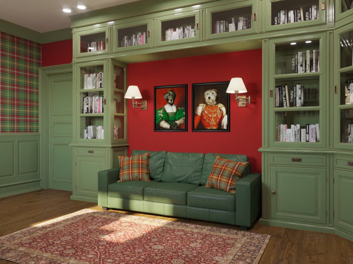 Шкаф в английском стиле