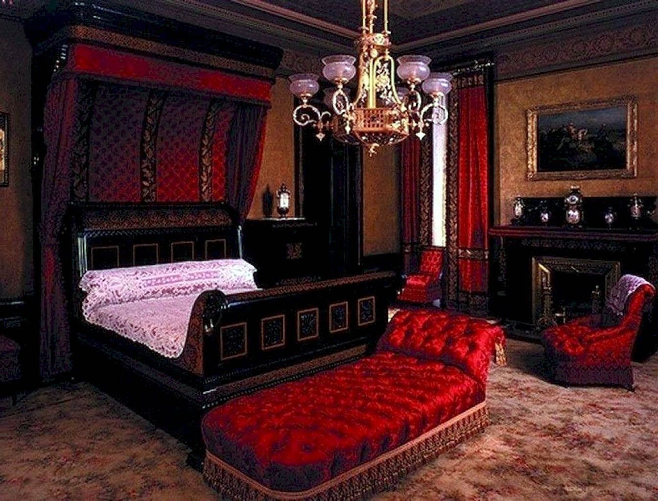 комнату в стиле готическом стиле