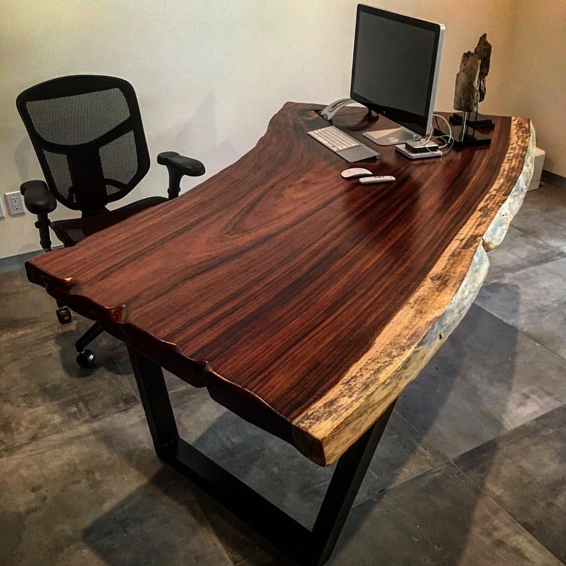 Стол лофт из слэба