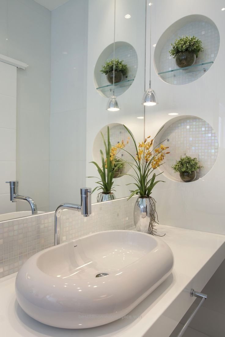 Декор в ванную комнату